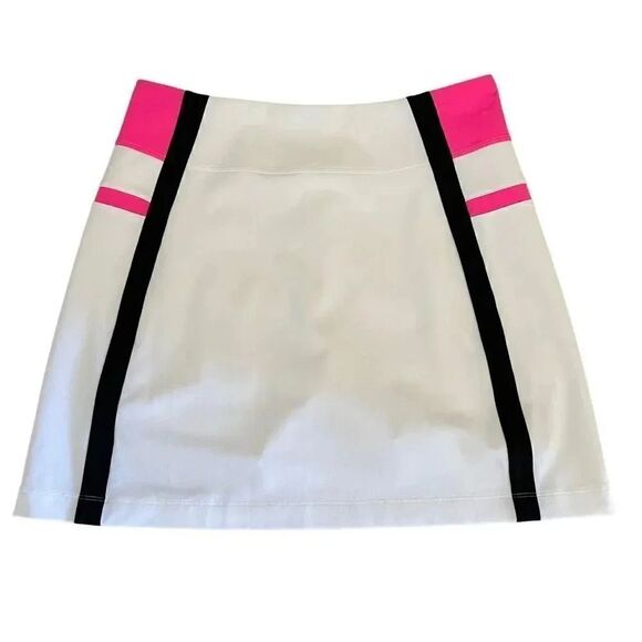 ANNIKA CUTTER & BUCK White Pink  Stretch UV Protection Golf Tennis SZ S #1258 - Picture 1 of 10